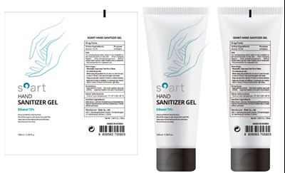 SOART 100 ml TUBE.jpg SOART HAND SANITIZER Gel - SOART 100 ml TUBE